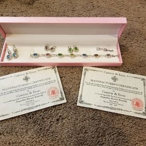 Jacqueline Bouvier Kennedy bracelet/earrings